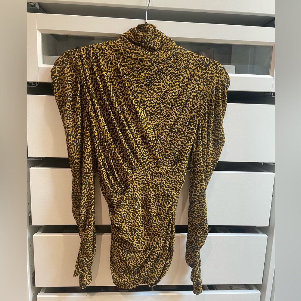 Isabel Marant Mock Neck Long Sleeves Jersey top in Size S Like New 
Multicolour